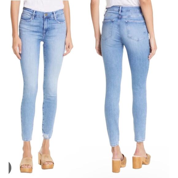 Frame Le high skinny Hidalgo‎ chew jeans size 26 $218 - Picture 1 of 6